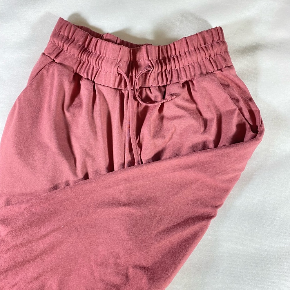 Flowy beachy pants pink M